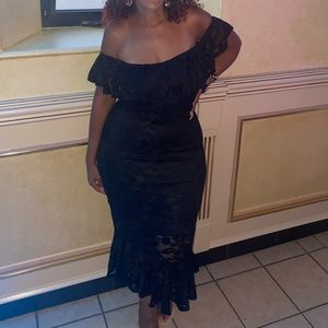 Black lace Fashionova dress